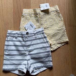 Janie & Jack 6-12 Seersucker Shorts